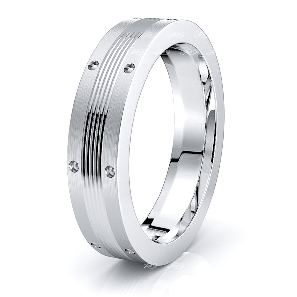Rafferty Solid 5mm Mens Wedding Ring