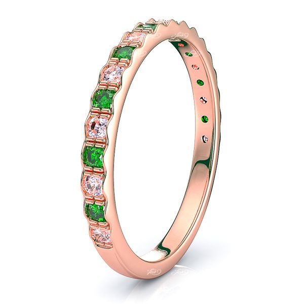 Rose Diamond and Emerald