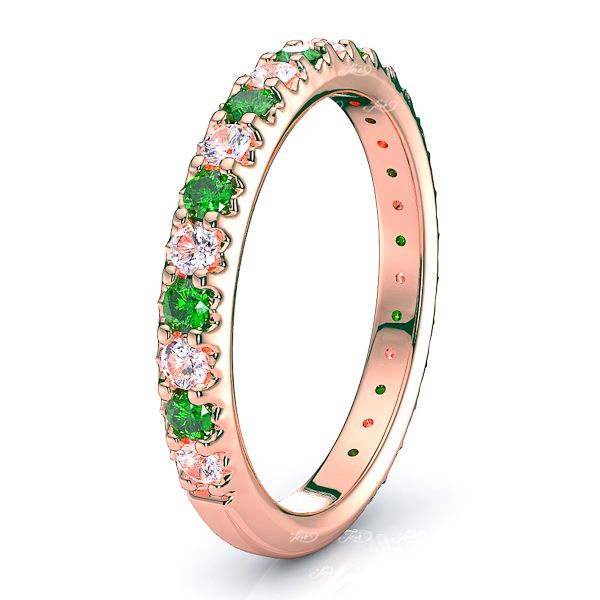 Rose Diamond and Emerald