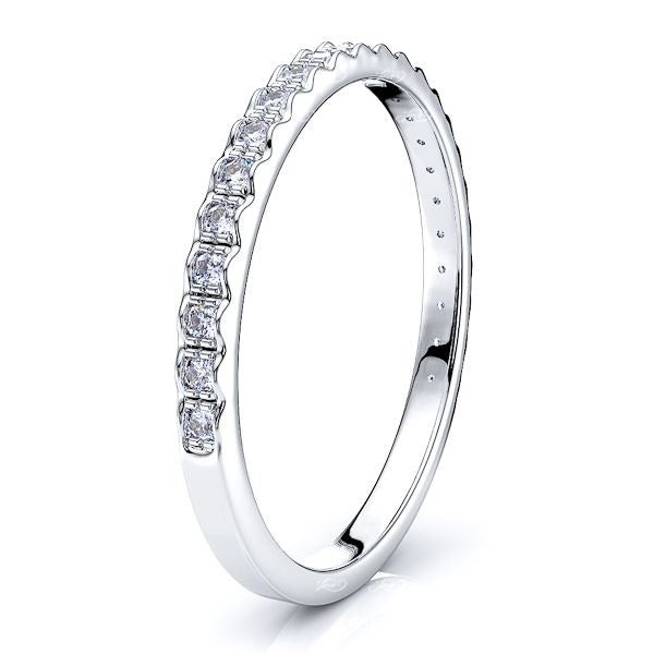 Paola Pave Set Wowomen Anniversary Wedding Band