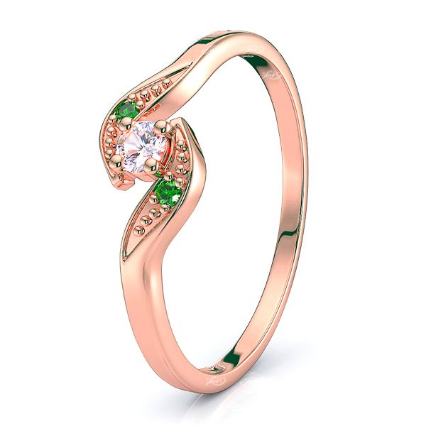 Rose Diamond and Emerald