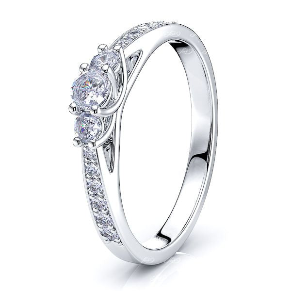 Charline Pave Set Wowomen Anniversary Wedding Ring