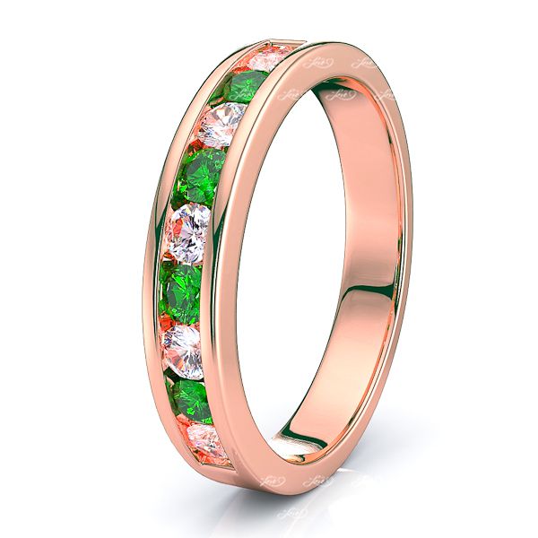 Rose Diamond and Emerald