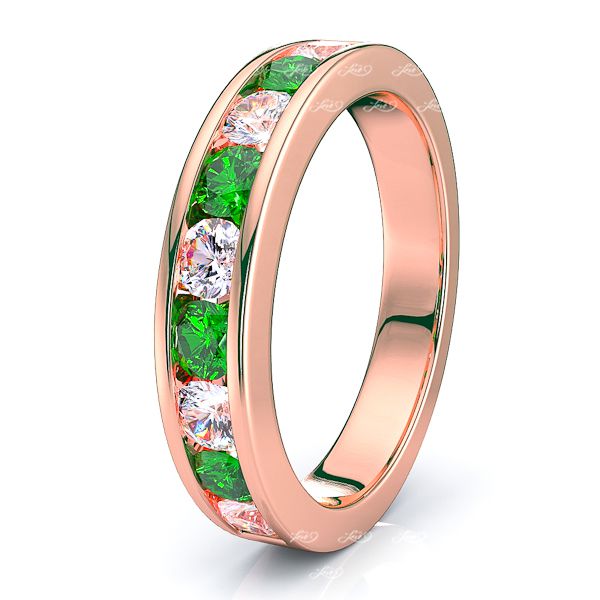 Rose Diamond and Emerald