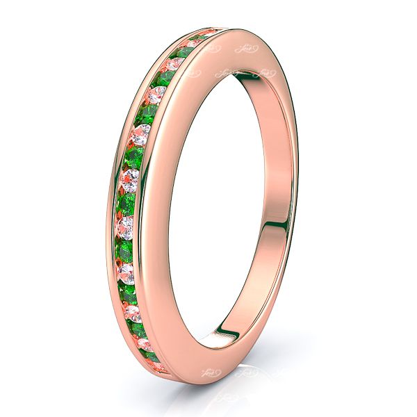 Rose Diamond and Emerald