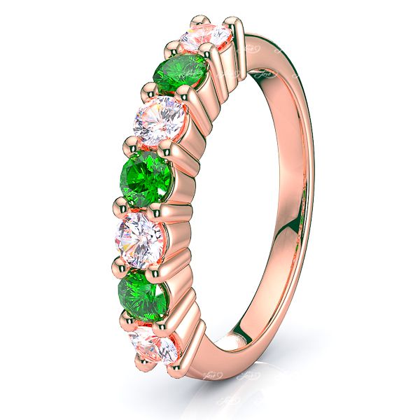 Rose Diamond and Emerald