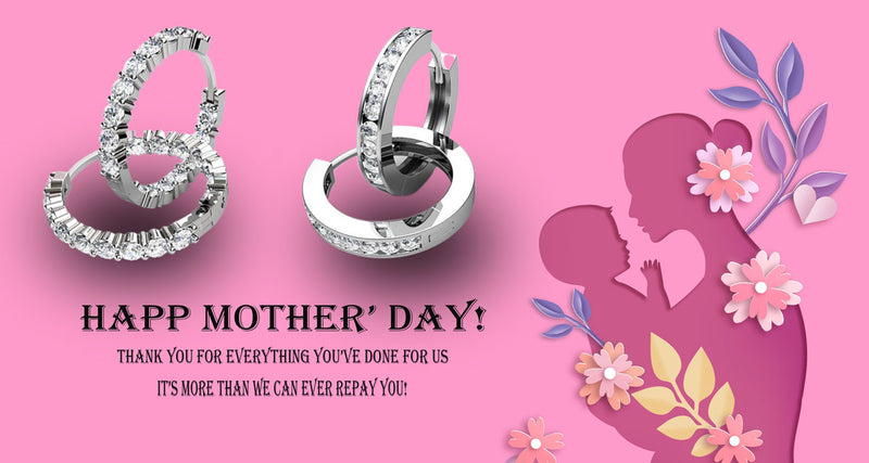 Delight Your Mom With Classy Diamond Earrings on Mothers Day