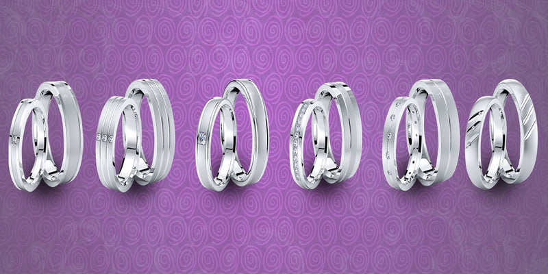 6 Lovely Matching Wedding Band Designs to Consider
