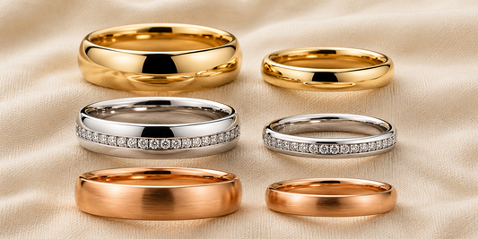 His and Hers Gold Wedding Bands: 18 Matching Sets in Yellow, White & Rose Gold (2026)