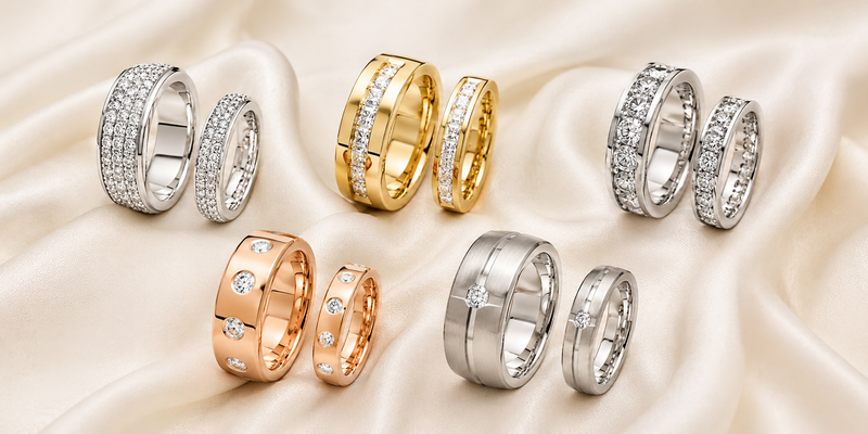 His and Hers Diamond Wedding Bands: 15 Matching Sets for Every Style (2026)