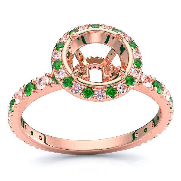 Rose Diamond and Emerald