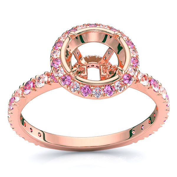 Rose Diamond and Pink Sapphire