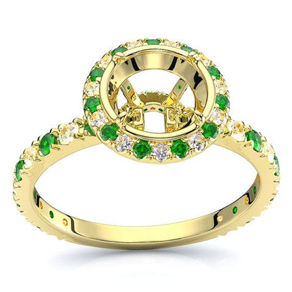 Yellow Diamond and Emerald