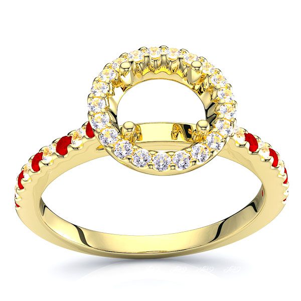 Yellow Diamond and Ruby