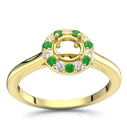 Yellow Diamond and Emerald