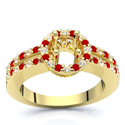 Yellow Diamond and Ruby