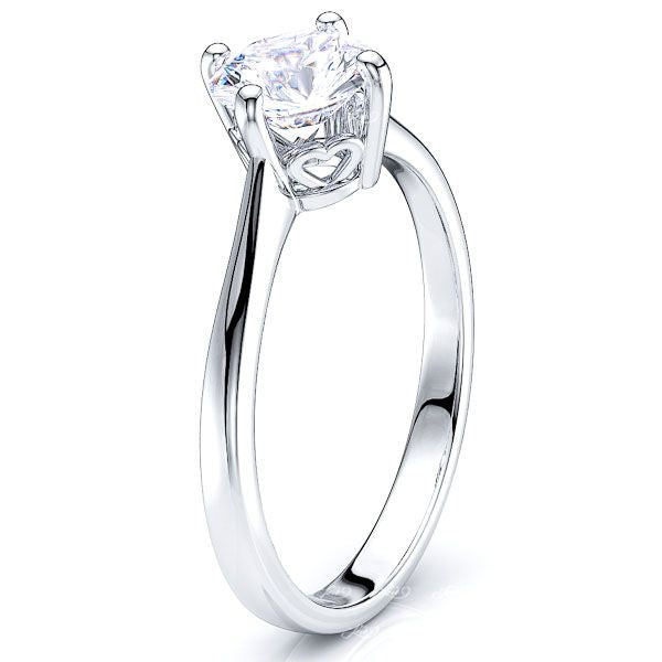 Cleveland Heart Solitaire Engagement Ring