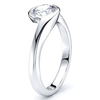 Charlotte Tension Solitaire Engagement Ring