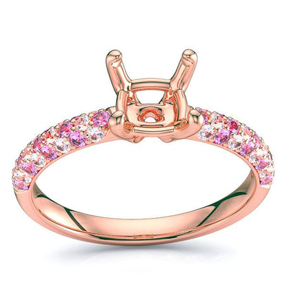 Rose Diamond and Pink Sapphire