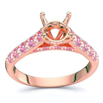 Rose Diamond and Pink Sapphire