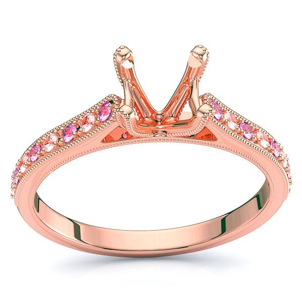 Rose Diamond and Pink Sapphire