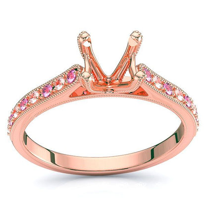 Rose Diamond and Pink Sapphire
