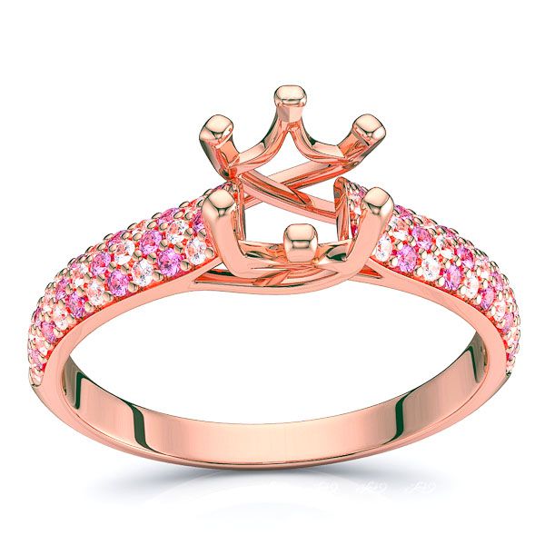 Rose Diamond and Pink Sapphire