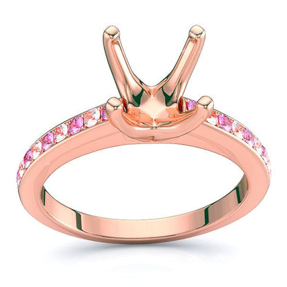 Rose Diamond and Pink Sapphire
