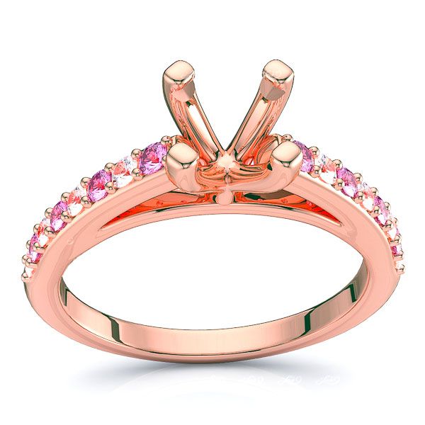 Rose Diamond and Pink Sapphire