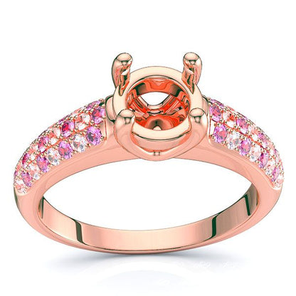 Rose Diamond and Pink Sapphire