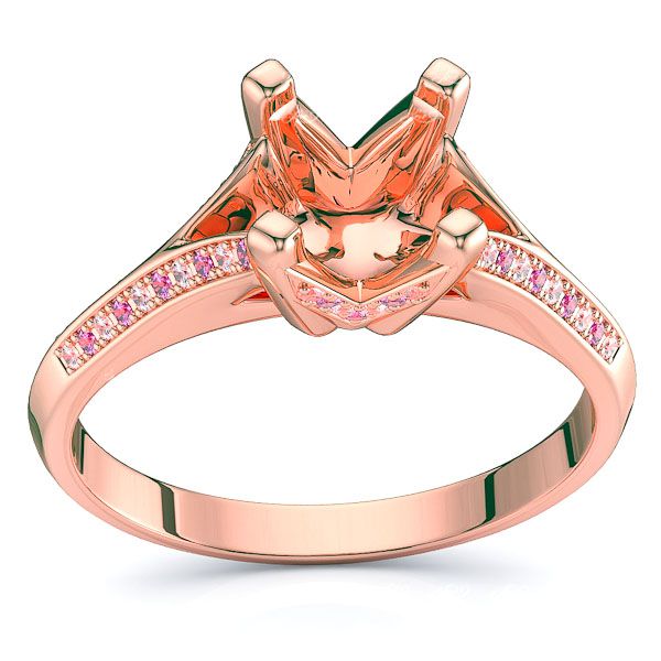 Rose Diamond and Pink Sapphire