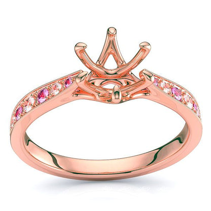 Rose Diamond and Pink Sapphire