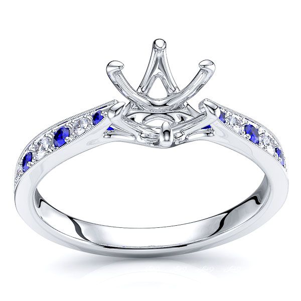 Diamond and Blue Sapphire