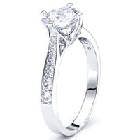 South Carolina Pave Set Engagement Ring