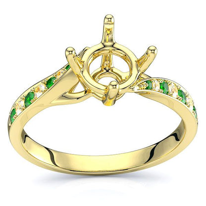 Yellow Diamond and Emerald