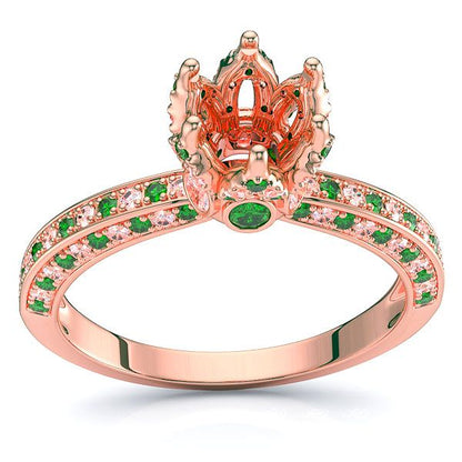 Rose Diamond and Emerald