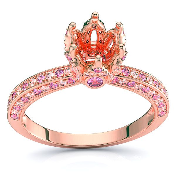 Rose Diamond and Pink Sapphire