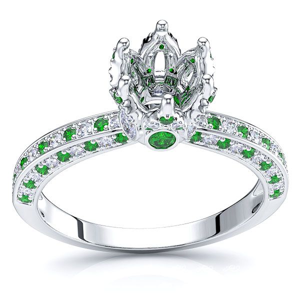 White Diamond and Emerald