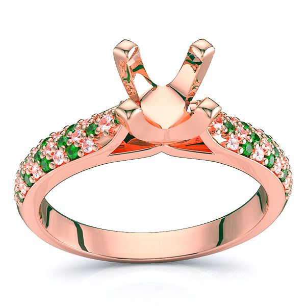 Rose Diamond and Emerald