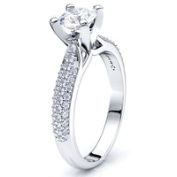South Dakota Pave Set Engagement Ring