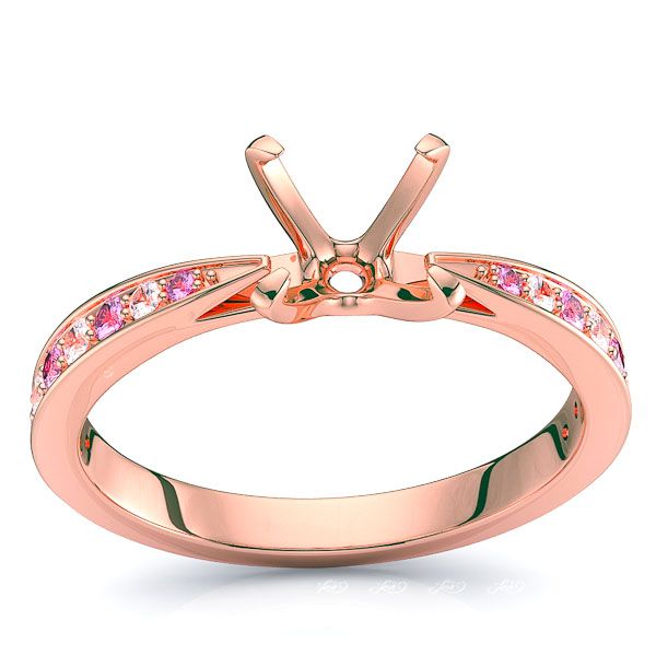 Rose Diamond and Pink Sapphire