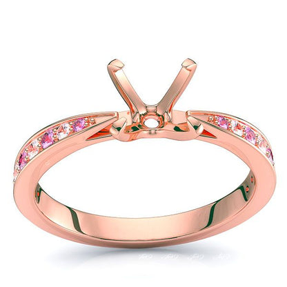 Rose Diamond and Pink Sapphire