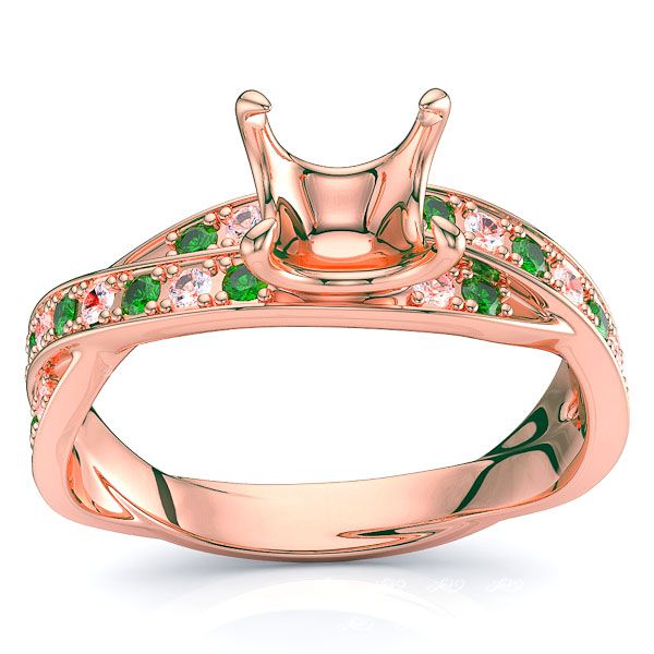 Rose Diamond and Emerald