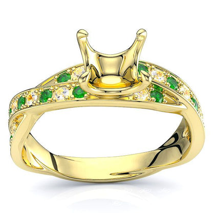 Yellow Diamond and Emerald