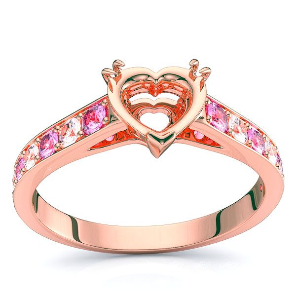 Rose Diamond and Pink Sapphire