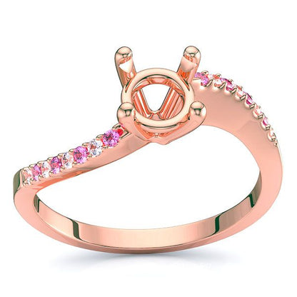 Rose Diamond and Pink Sapphire