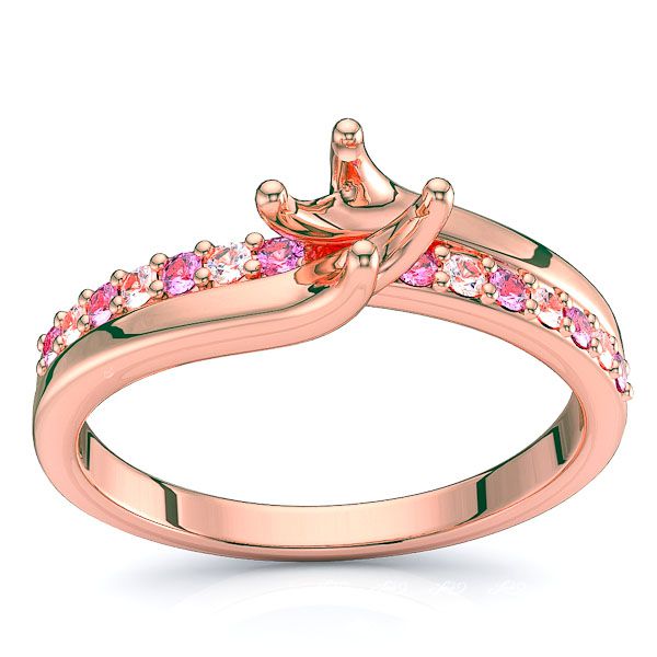 Rose Diamond and Pink Sapphire
