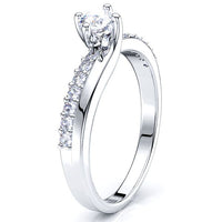 Calgary Pave Set Engagement Ring
