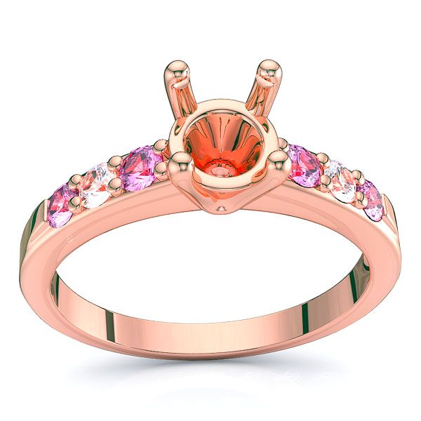 Rose Diamond and Pink Sapphire