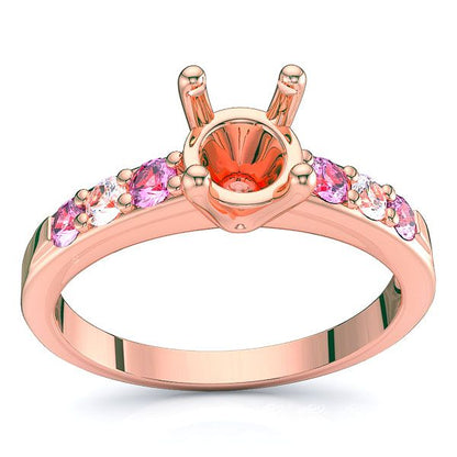 Rose Diamond and Pink Sapphire